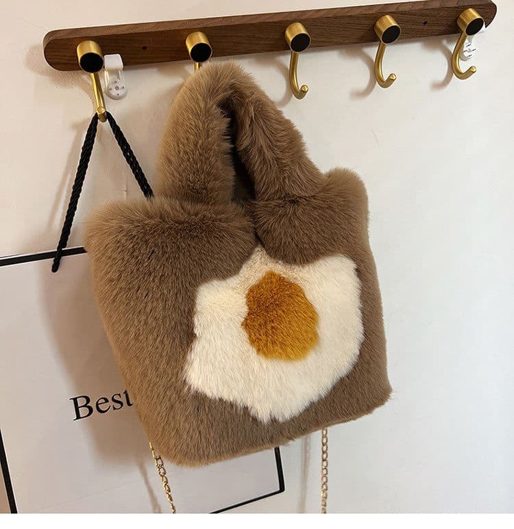 image-Women's Fashion Simple Omelette Flower Messenger Bag