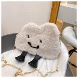 image-Women's Fashion Plush Cloud Shoulder Bag