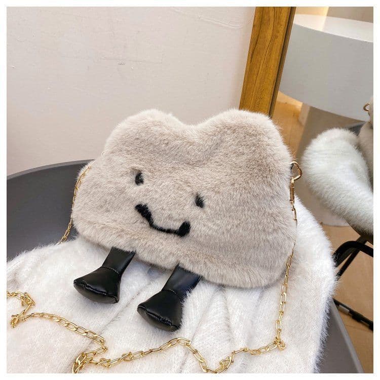 image-Women's Fashion Plush Cloud Shoulder Bag