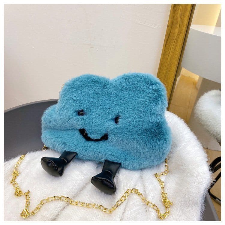 image-Women's Fashion Plush Cloud Shoulder Bag