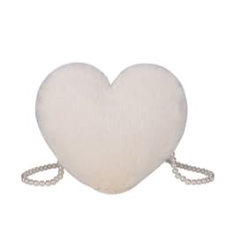 image-Women's Cute Fashion Furry Heart-shaped Chain Bag