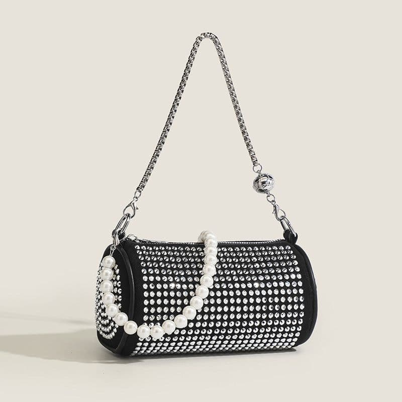 image-Shiny Rhinestone Crossbody Bag Casual Fashion