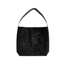 image-Large Capacity Autumn And Winter Frosted Tote Vintage Suede Shoulder Bag