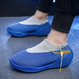 image-Men's Banana Breathable All-match Socks Mesh Shoes