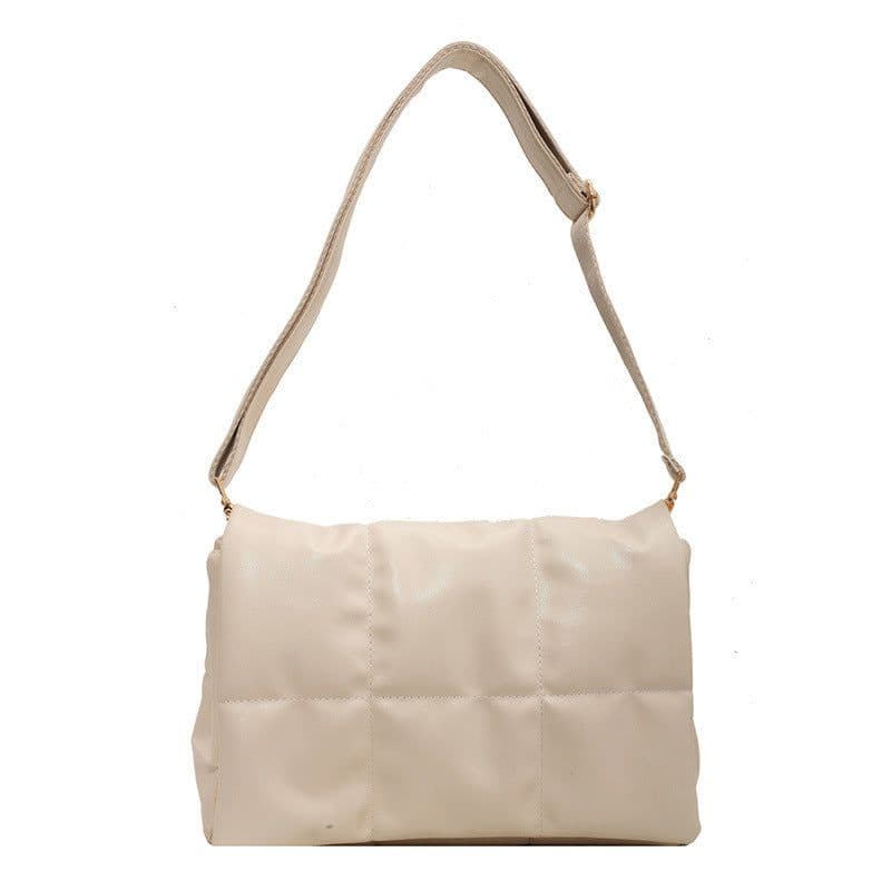 image-Fashion Retro Lingge Embroidery Thread Large Capacity Cotton Suit Bag For Women
