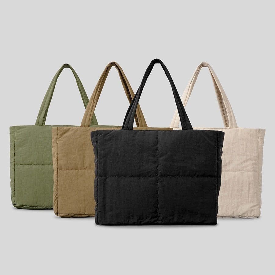 image-Women's Large-capacity Nylon Feeding Cotton Handbag