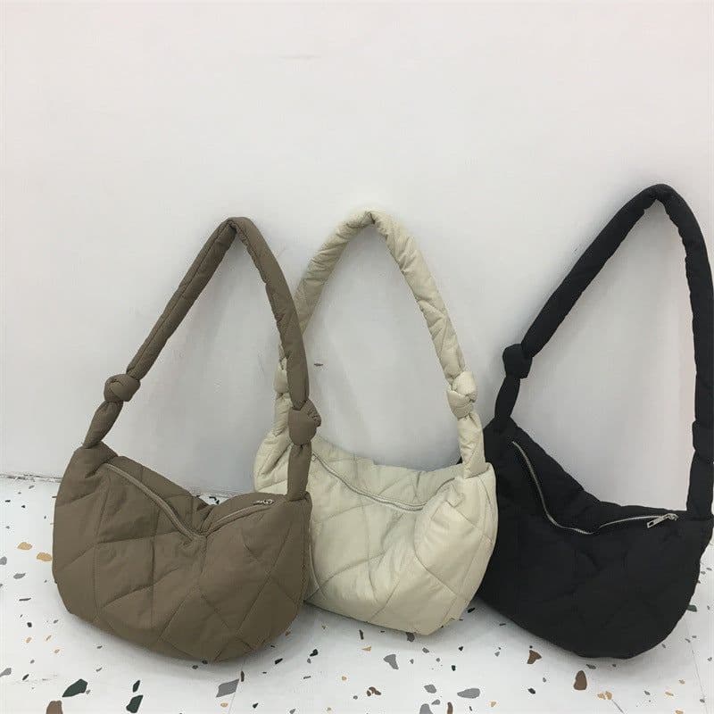 image-Minority Simple Rhombic Elegant Leisure Textured Down All-match Bag
