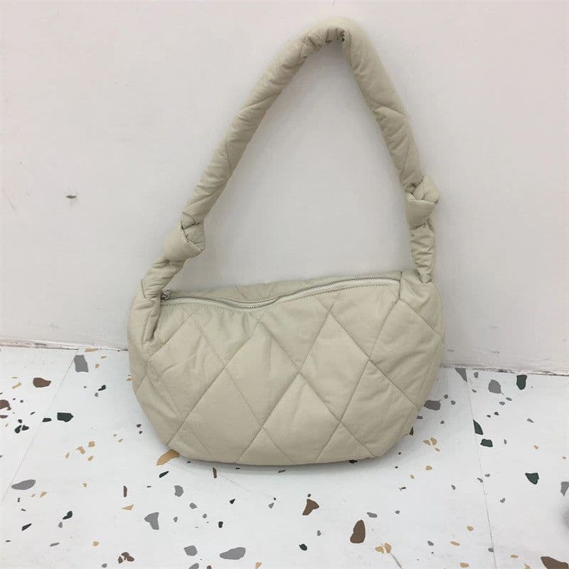 image-Minority Simple Rhombic Elegant Leisure Textured Down All-match Bag