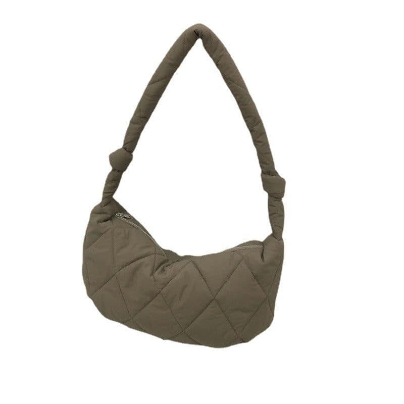 image-Minority Simple Rhombic Elegant Leisure Textured Down All-match Bag