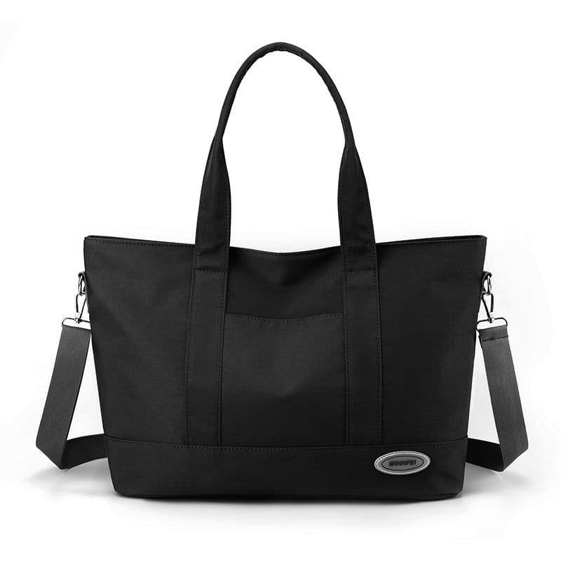 image-Large Capacity Tote Bag New Shoulder Bag Casual Korean Style Trendy Solid Color Handbags For Women