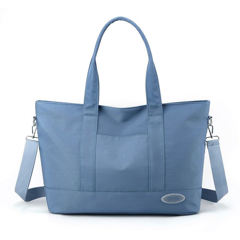 image-Large Capacity Tote Bag New Shoulder Bag Casual Korean Style Trendy Solid Color Handbags For Women