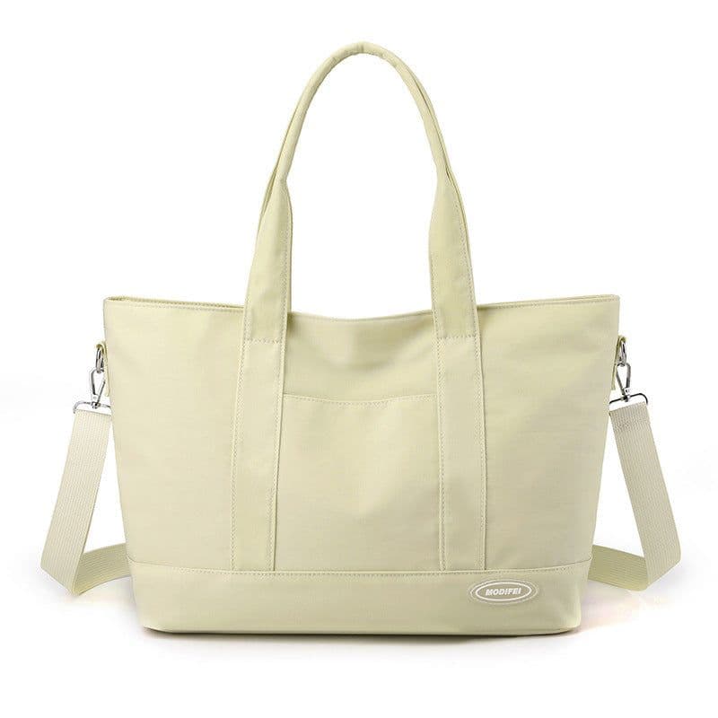 image-Large Capacity Tote Bag New Shoulder Bag Casual Korean Style Trendy Solid Color Handbags For Women
