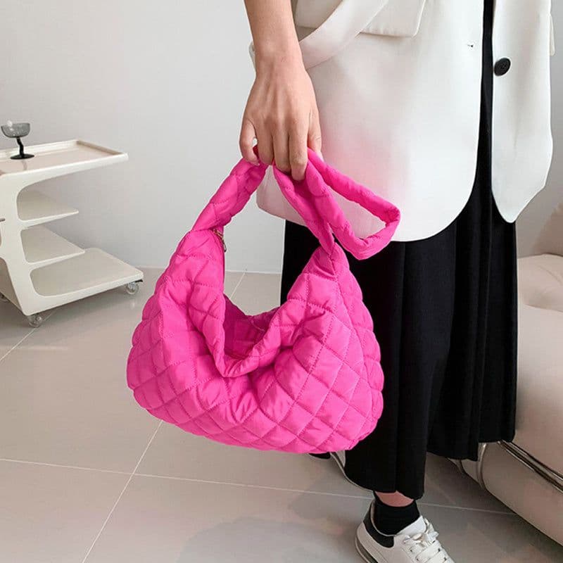 image-Winter Personalized Bags For Women Crossbody Bag With Rhombus Stitching Design Commuting Casual Shopping Handbags