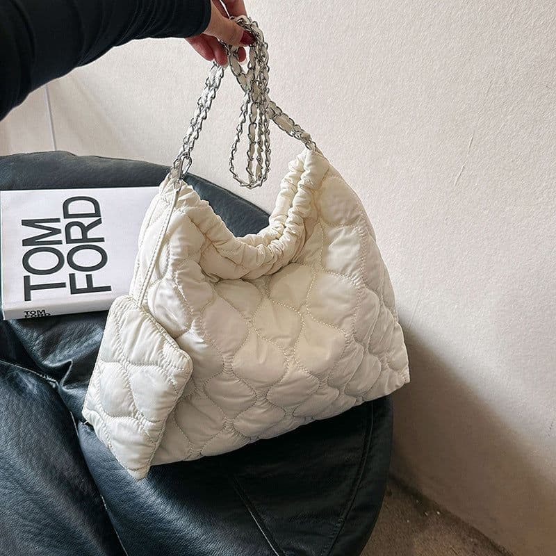 image-Composite Bags For Women Trend Autumn And Winter New Fashion Women's Shoulder Bag Personalized Simple Korean Style Handbags