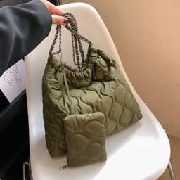 image-Composite Bags For Women Trend Autumn And Winter New Fashion Women's Shoulder Bag Personalized Simple Korean Style Handbags