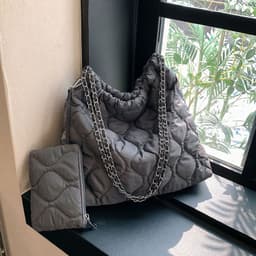 image-Composite Bags For Women Trend Autumn And Winter New Fashion Women's Shoulder Bag Personalized Simple Korean Style Handbags