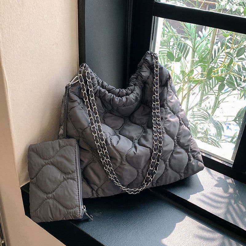 image-Composite Bags For Women Trend Autumn And Winter New Fashion Women's Shoulder Bag Personalized Simple Korean Style Handbags