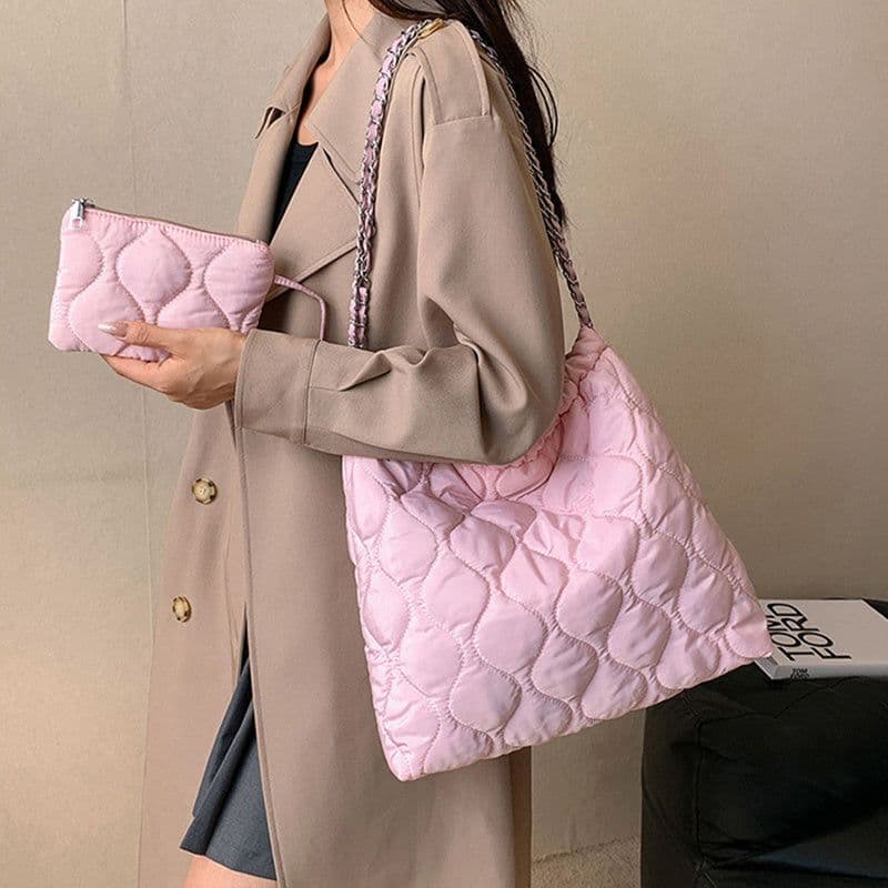 image-Composite Bags For Women Trend Autumn And Winter New Fashion Women's Shoulder Bag Personalized Simple Korean Style Handbags