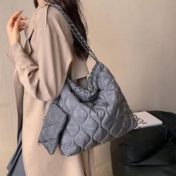 image-Composite Bags For Women Trend Autumn And Winter New Fashion Women's Shoulder Bag Personalized Simple Korean Style Handbags