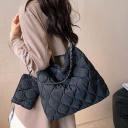 image-Composite Bags For Women Trend Autumn And Winter New Fashion Women's Shoulder Bag Personalized Simple Korean Style Handbags