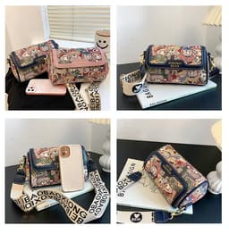 image-Special-interest Design Cartoon Little Bear Pattern Bag Fashion Shoulder Crossbody Bag