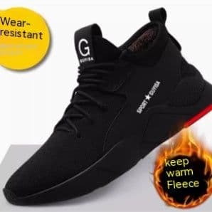 image-Labor Protection Shoes For Men's Steel Head Anti Impact And Anti Puncture