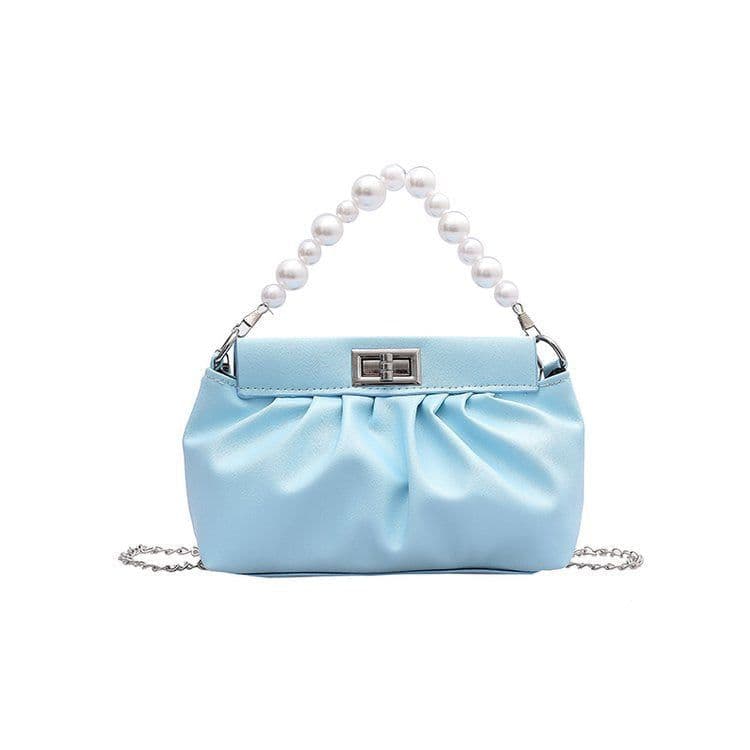 image-All-match Pearl Hand Pleated Cloud Bag Women's Shoulder Bag