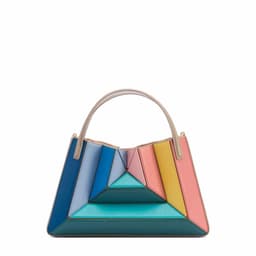 image-Color Contrast Patchwork Handbag Special-interest Design Underarm Women's Drawstring Crossbody Bag