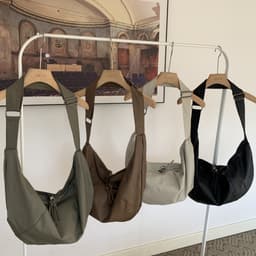 image-Versatile Casual Large Capacity Solid Color Women's Bag