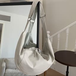 image-Versatile Casual Large Capacity Solid Color Women's Bag