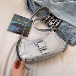 image-Summer Retro Fashion Underarm Simple Casual Shoulder Bag For Women
