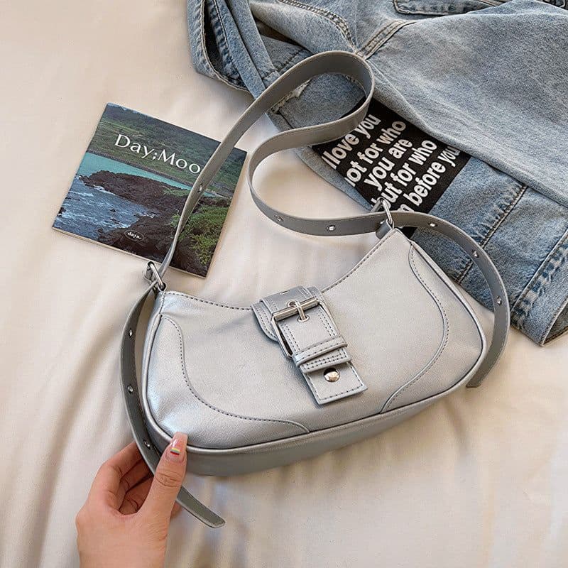image-Summer Retro Fashion Underarm Simple Casual Shoulder Bag For Women