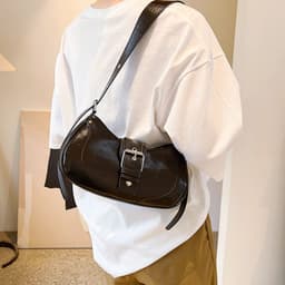 image-Summer Retro Fashion Underarm Simple Casual Shoulder Bag For Women