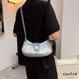 image-Summer Retro Fashion Underarm Simple Casual Shoulder Bag For Women