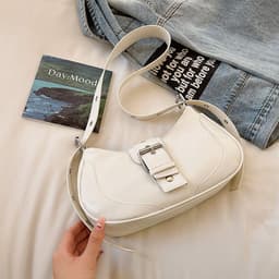 image-Summer Retro Fashion Underarm Simple Casual Shoulder Bag For Women