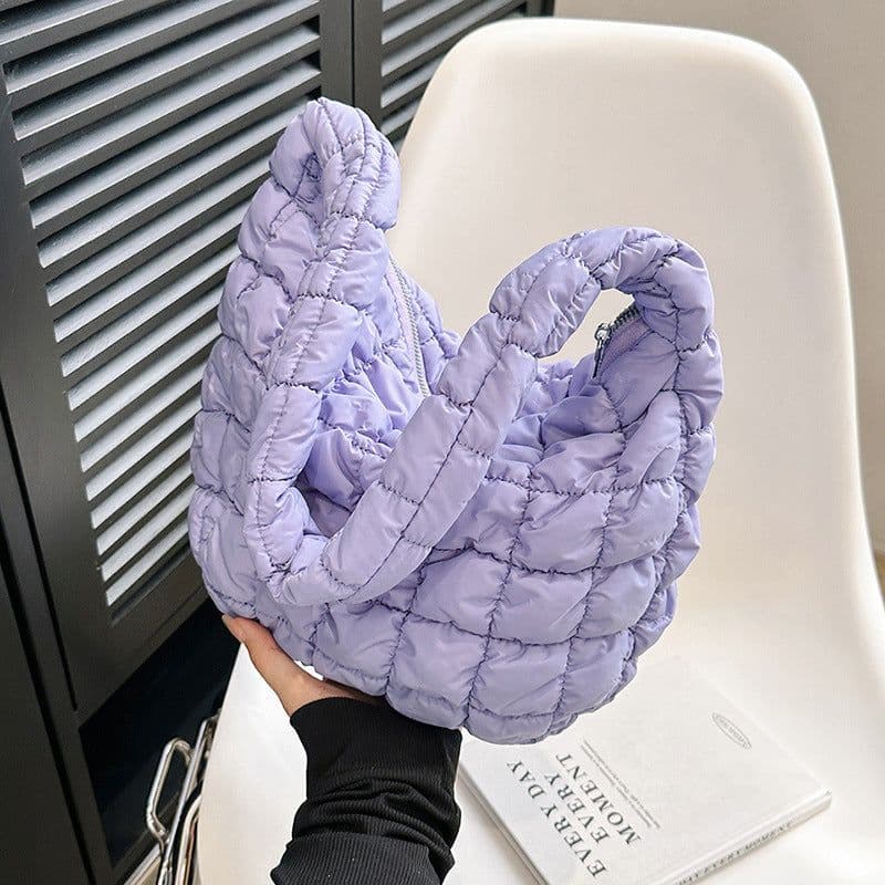 image-Personalized Lightweight And Large Capacity Fashion New Cloud Pleated Big Bag For Women