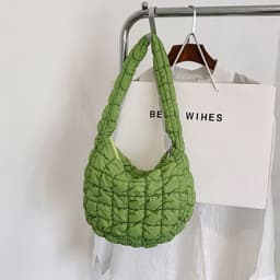 image-Personalized Lightweight And Large Capacity Fashion New Cloud Pleated Big Bag For Women