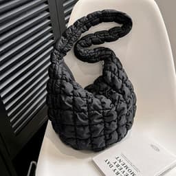 image-Personalized Lightweight And Large Capacity Fashion New Cloud Pleated Big Bag For Women