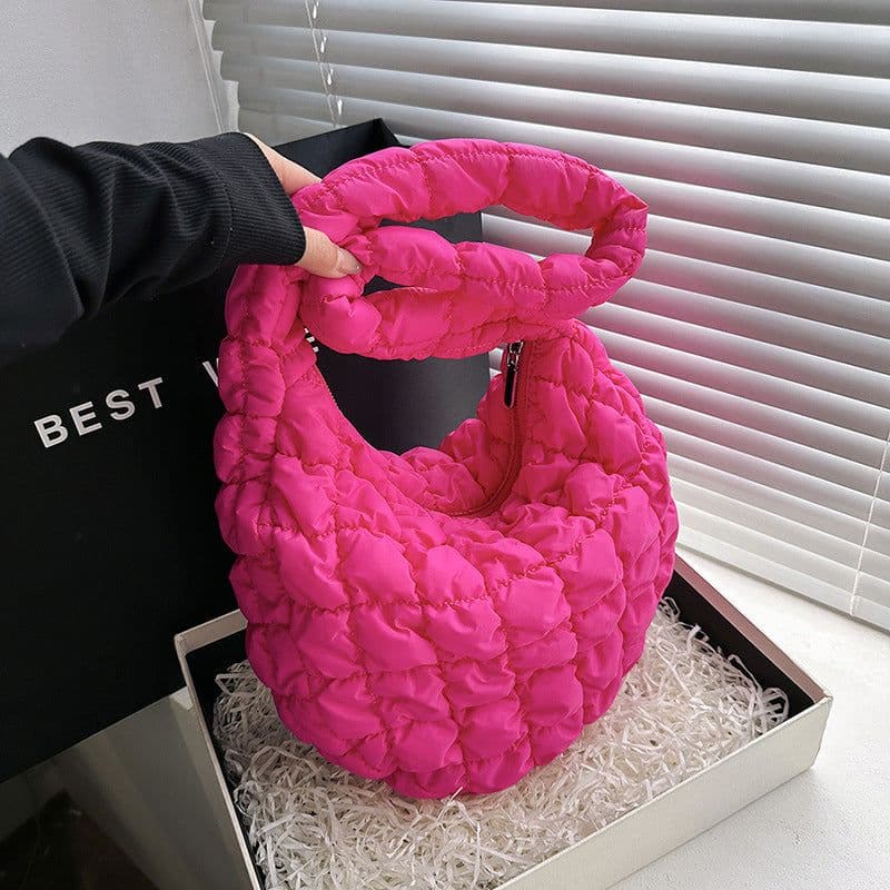 image-Personalized Lightweight And Large Capacity Fashion New Cloud Pleated Big Bag For Women