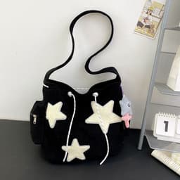 image-Cute Wild Casual Five-pointed Star Crossbody Bag