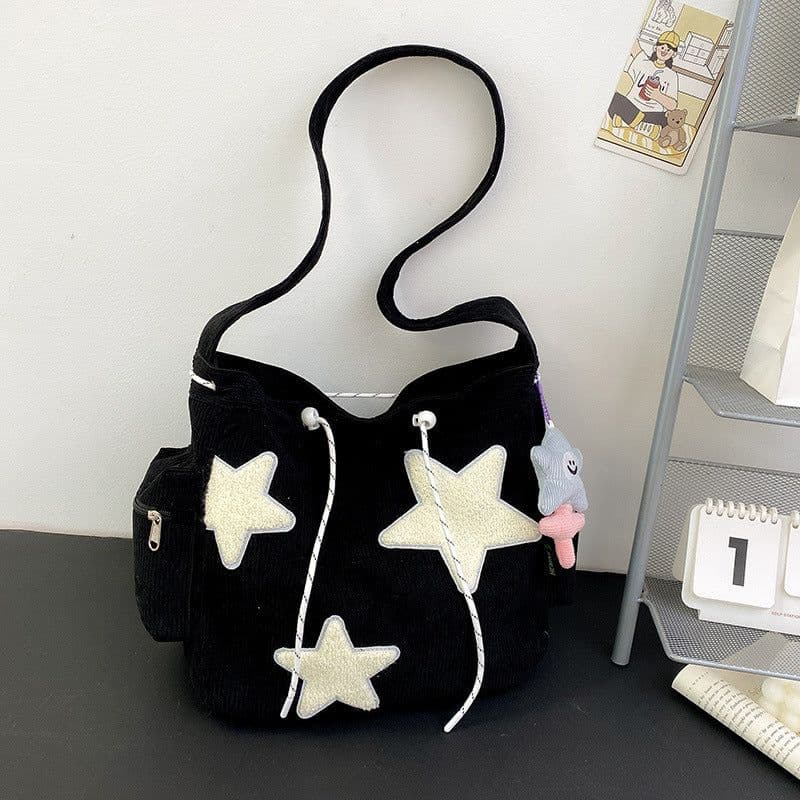 image-Cute Wild Casual Five-pointed Star Crossbody Bag