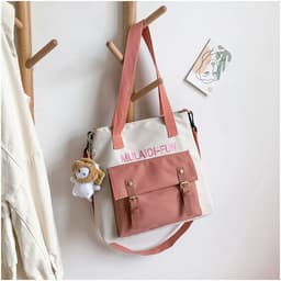 image-Nylon Women's Bag Crossbody Portable Student Shoulder Bag Student