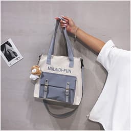 image-Nylon Women's Bag Crossbody Portable Student Shoulder Bag Student