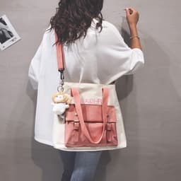 image-Nylon Women's Bag Crossbody Portable Student Shoulder Bag Student
