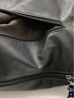 image-Retro Coffee Color Crossbody Male And Female College Style Versatile One Shoulder Dumpling Backpack