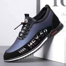 image-Men's Casual Shoes Fashion Slip-on Leather Shoes