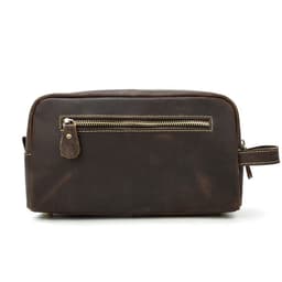image-Crazy Horse Skin Wash Bag Leather Large Capacity Handbag