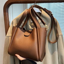 image-Large Capacity Bag Portable Bucket Crossbody