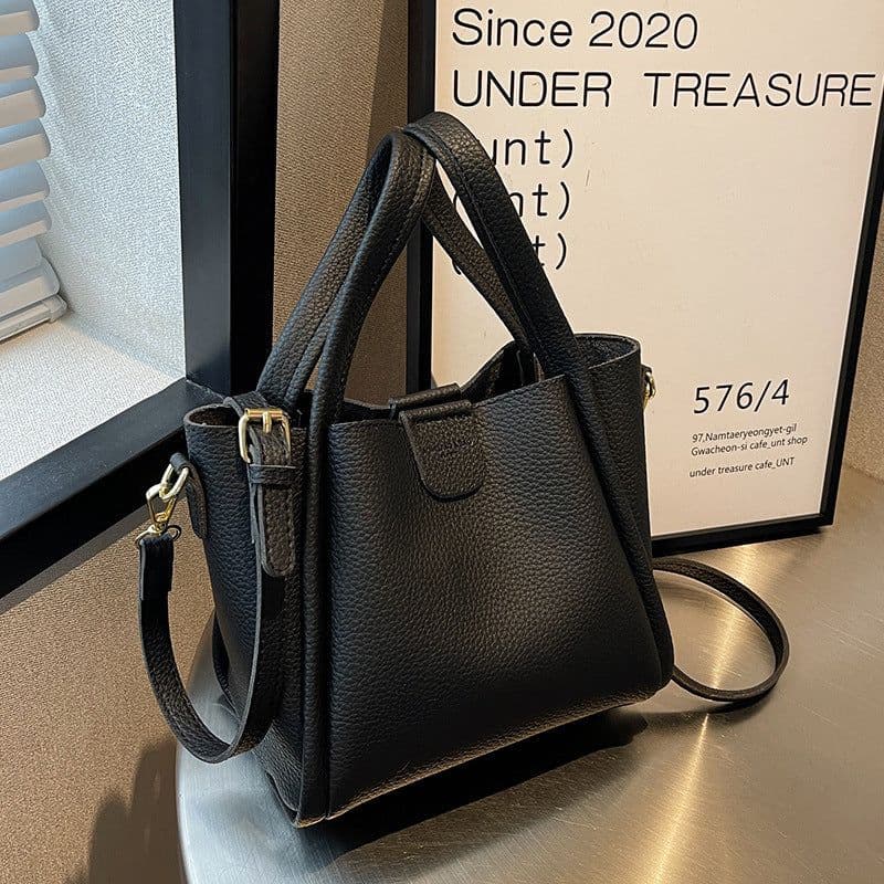 image-Large Capacity Bag Portable Bucket Crossbody