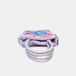 image-Down For Women Large Capacity Large Bag Heart Printing Fluffy